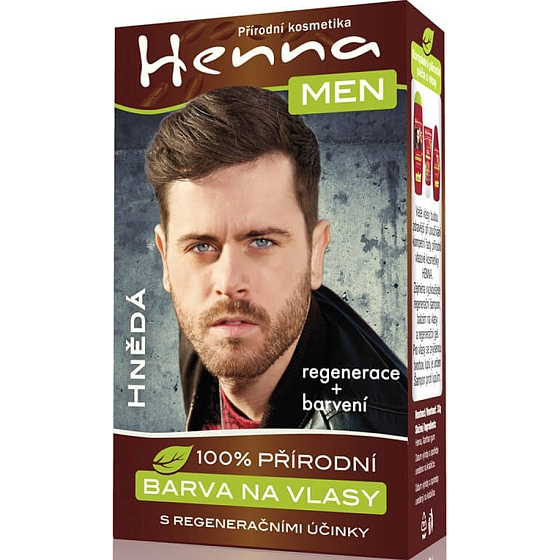 Henna Men Hair Color for Men Brown 33 g