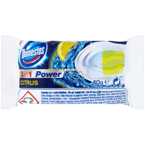 Domestos 3in1 Power Citrus WC Replacement Block 40 g