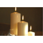 Lima Gastro Smooth Candle Ivory Cylinder 60 x 120 mm 1 Piece