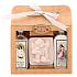 Bohemia Gifts Christmas shower gel 100 ml + Angel handmade soap 80 g + Darts and Rose oil bath 100 ml