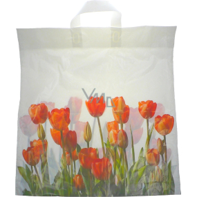 Press Plastic bag 45 x 50 cm Red tulips 1 piece