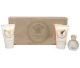 Versace Eros pour Femme perfumed water for women 5 ml + shower gel 25 ml + body lotion 25 ml, gift set