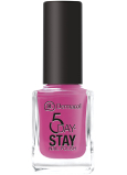 Dermacol 5 Day Stay Long-lasting nail polish 17 Pink Affair 11 ml