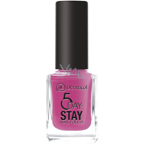 Dermacol 5 Day Stay Long-lasting nail polish 17 Pink Affair 11 ml