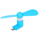 Micro USB fan blue 1 piece