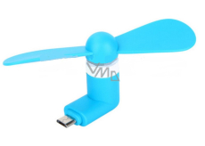 Micro USB fan blue 1 piece