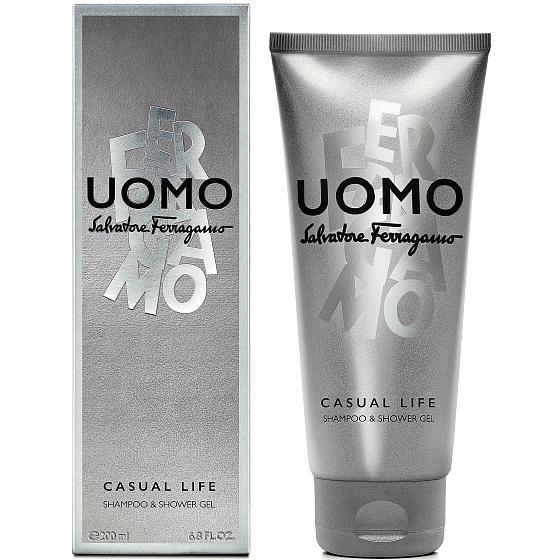 Salvatore Ferragamo Uomo Casual Life shower gel for men 200 ml