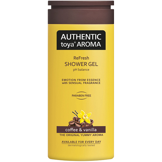 Authentic Toya Aroma Coffee & Vanilla aromatic shower gel 400 ml