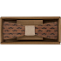 Bohemia Gifts Wooden bow tie Mustache 12.5 cm
