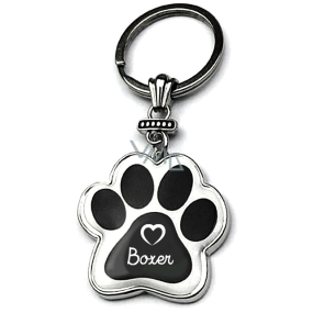 Nekupto Pets Boxer paw-shaped key ring 40 x 85 x 3 mm