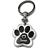 Nekupto Pets Boxer paw-shaped key ring 40 x 85 x 3 mm