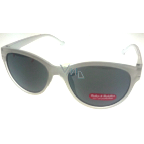 Dudes & Dudettes Children's white party sunglasses with hearts DD16008