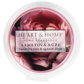 Heart & Home Velvet rose Soy natural fragrant wax 26 g