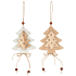 Wooden tree, for hanging 8 cm 1 piece