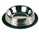 Trixie Stainless steel bowl with rubber 1.50 l diameter 30 cm