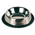 Trixie Stainless steel bowl with rubber 1.50 l diameter 30 cm