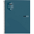 Miquelrius Antiviral notebook lined A5 Ocean 80 sheets 90 g, antibacterial material