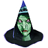 Rappa Halloween Witch Hat with light and sound effects for children 37 cm