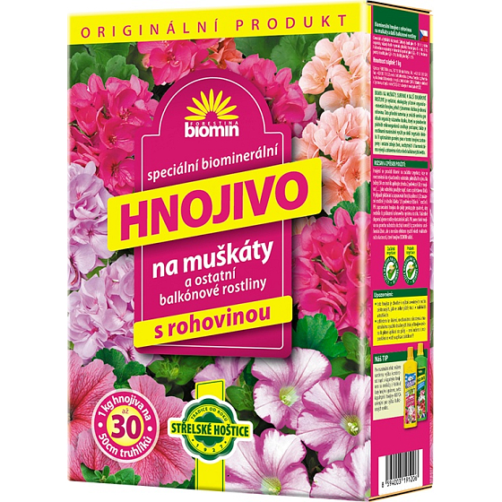 Forestina Biomin fertilizer for geraniums and other balcony plants with hornwort 1 kg