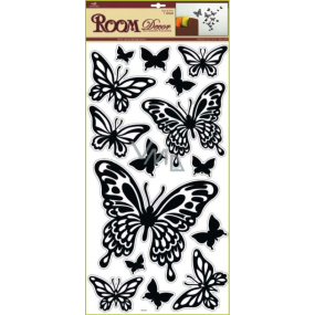 Wall stickers Butterflies black 60 x 32 cm