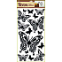 Wall stickers Butterflies black 60 x 32 cm