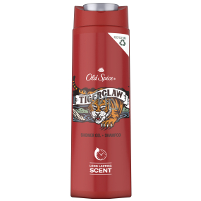 Old Spice TigerClaw 2in1 shower gel and shampoo for men 400 ml