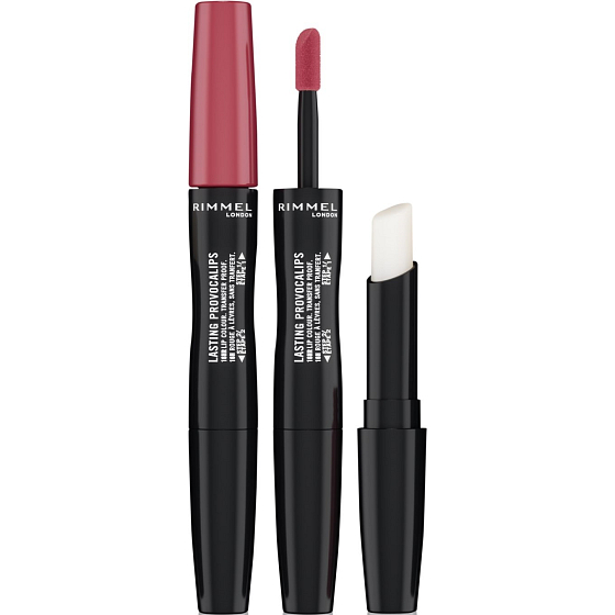 Rimmel London Lasting Provocalips Double Ended Long Lasting Liquid Lipstick 210 Pinkcase Of Emergency 3.5 g