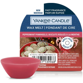 Yankee Candle Peppermint Pinwheels - Peppermint biscuits scented wax for aromalampy 22 g