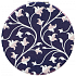 Albi Original Handbag mirror Blue pattern diameter 7 cm