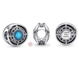 Charm Sterling Silver 925 Marvel The Avengers, Iron Man's Arc Reactor, Bracelet Bead