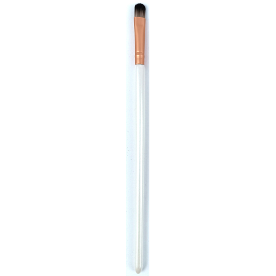 Cosmetic brush for eyeshadow round Rosegold 17 cm