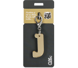 Albi Mirror key ring gold J