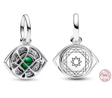 Charm Sterling silver 925 Marvel Doctor Strange Agamotto's Eye, bracelet pendant