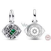 Charm Sterling silver 925 Marvel Doctor Strange Agamotto's Eye, bracelet pendant