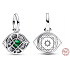 Charm Sterling silver 925 Marvel Doctor Strange Agamotto's Eye, bracelet pendant