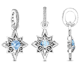 Charm Sterling silver 925 Disney Cinderella, blue star, bracelet pendant