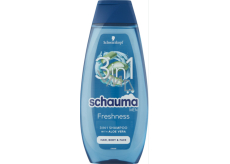 Schauma Men Freshness 3in1 shampoo for hair, face and body for men 400 ml