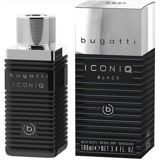 Bugatti Iconiq Black Eau de Toilette for men 100 ml