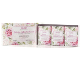 Iteritalia Hydrangea and white moss vegetable toilet soap 3 x 125 g, gift set