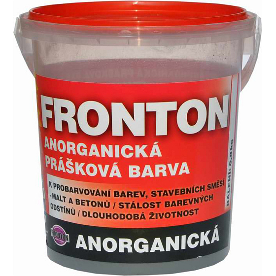 Fronton powdered color for building mixtures of mortars and concrete, 0191 gray, 800 g