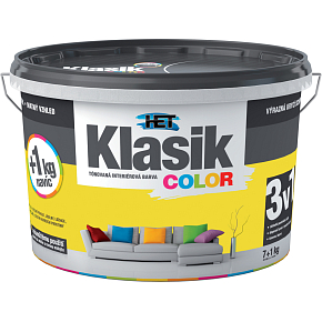Het Klasik Color paint, 0618 deep yellow, 7+1 kg Het Klasik Color paint, 0618 deep yellow, 7+1 kg