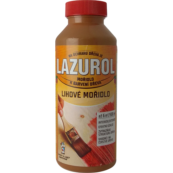 Lazurol Alcohol Stain, Brown Mahogany, 500 ml