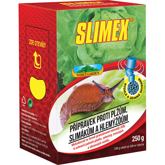 Slimex against slugs, for the protection of field crops, vegetables, fruits against slugs, 250 g