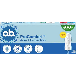 o.b. Pro Comfort Super Plus Tampons 16 pcs