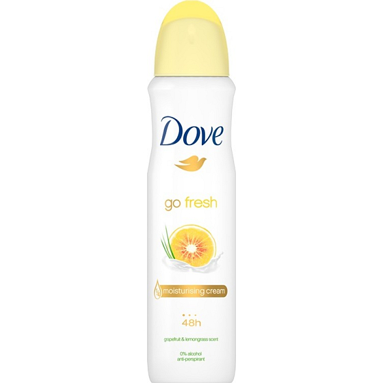 Dove Go Fresh Energize Grep & Lemon Grass antiperspirant deodorant spray for women 150 ml