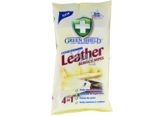 Green Shield 4in1 Leather and imitation leather wet cleaning wipes 50 pieces