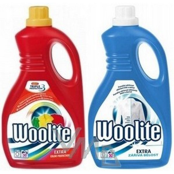 Woolite Extra Color for colored laundry 2 l + Extra White 2 l liquid detergent, duopack