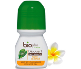 BioPha Flower Tiaras ball deodorant without alcohol, salt, aluminum for sensitive skin in organic quality roll-on for women 50 ml
