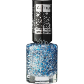 Rimmel London Glitter Bomb Top Coat nail polish 012 Glitter Fingers 8 ml