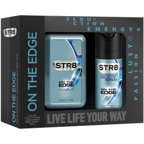 Str8 On The Edge eau de toilette for men 50 ml + deodorant spray 150 ml, gift set